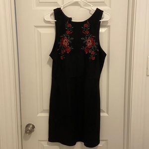 Good condition black velvet dress